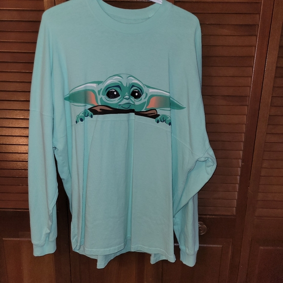 Disney Tops - Mandalorian Baby Yoda Sprit Jersey WDW Disney